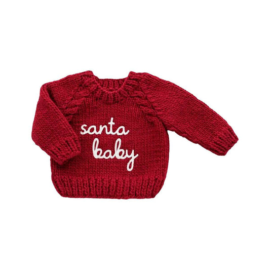 Huggalugs Baby Santa Baby Sweater, 18m