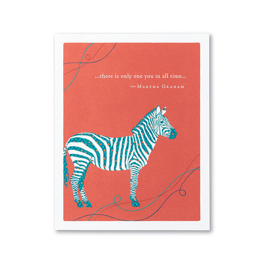 Only One You In All Time Birthday Card
