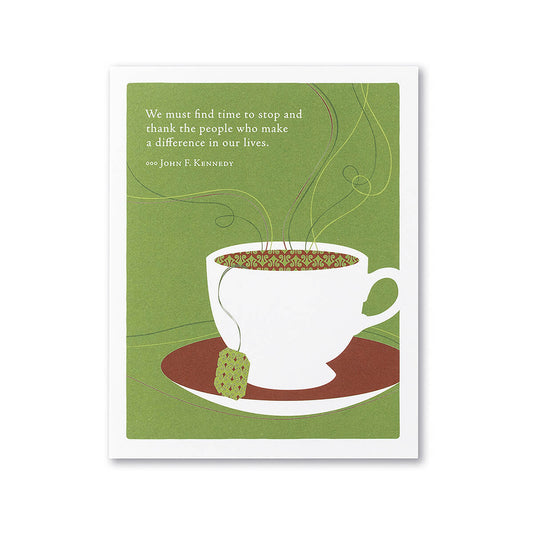 People Who Make A Difference Thank You Card