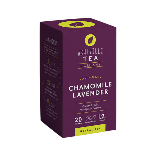 Asheville Tea Company Chamomile Lavender Tea Box