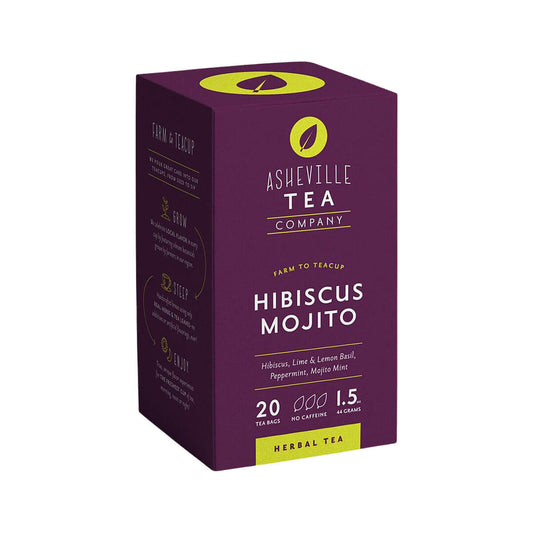 Asheville Tea Company Hibiscus Mojito Tea Box