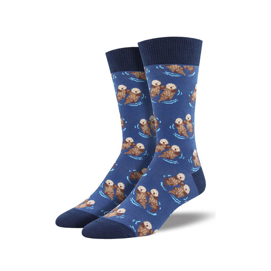 Men's Significant Otter Socks Blue
