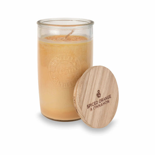Spiced Orange & Cinnamon Logo Jar Candle - 12 Ounce