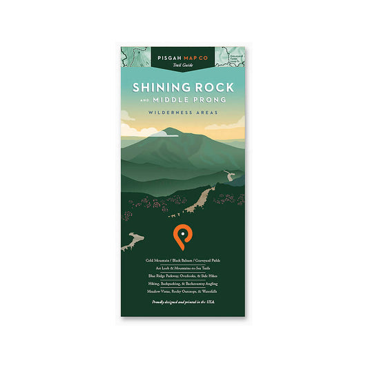Shining Rock and Middle Prong Wilderness Map