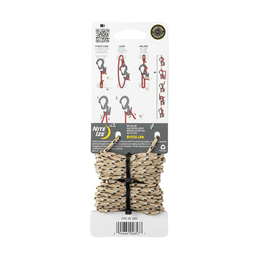 Figure 9 Carabiner Rope Tightener Small 2 Pack with Rope Tan