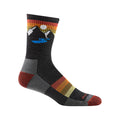 Men's Sunset Ridge Micro Crew Lightweight Hiking Socks Charcoal