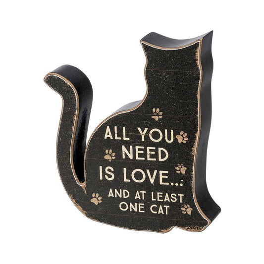 All You Need Is Cats Chunky Sitter Sign