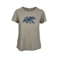 Bum Wraps Women's Boone Pretty Flower Bear Short Sleeve T-Shirt
