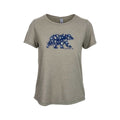 Bum Wraps Women's Valle Crucis Pretty Flower Bear Short Sleeve T-Shirt