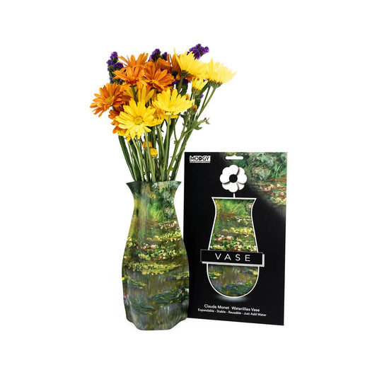 Modgy Claude Monet Waterlilies Expandable Vase