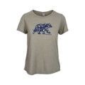 Bum Wraps Women's Waynesville Pretty Flower Bear Short Sleeve T-Shirt