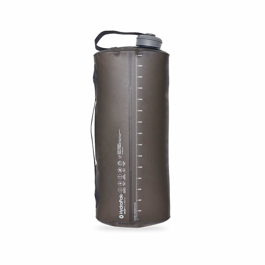 HydraPak Seeker Collapsible Water Container - 3 Liter Grey