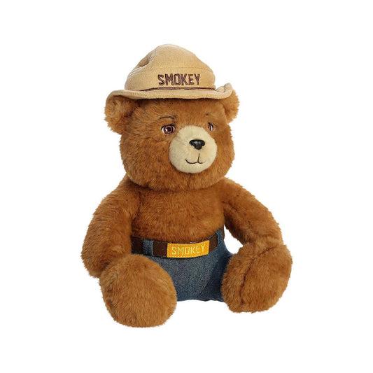 Aurora World Smokey Bear Plush Toy - 9 Inch