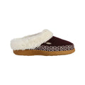 Acorn Women's Greta Embroidered Clog Slippers, Raisin, alternate view 1