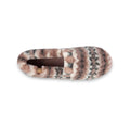Acorn Women's Faux Fur Fairisle Moccasin Slippers, Pink, alternate view 2