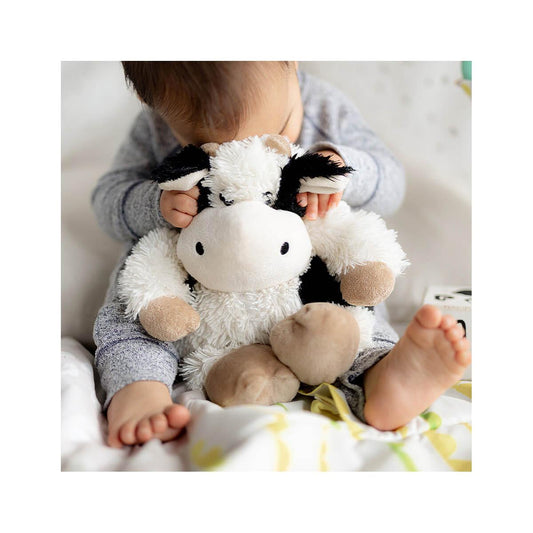Warmies Black and White Cow Plush Toy