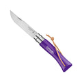 No.07 Stainless Steel Pocket with Lanyard Knife Purple