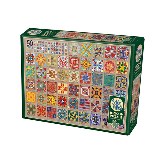 50 State Quilt Blocks Puzzle