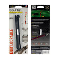 Loopable Twist Tie Gear Tie - 12 Inch Black