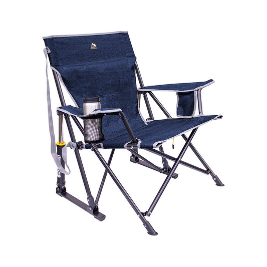 GCI Outdoor Kickback Rocker Chair Heathered Indigo