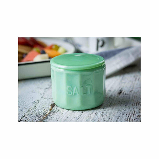 Tablecraft Jadeite Glass Collection Salt Cellar