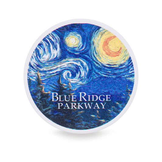 Lantern Press Blue Ridge Parkway Starry Night Car Coaster