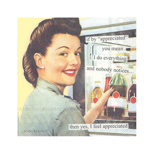 Boston International Anne Taintor Appreciated Cocktail Napkins