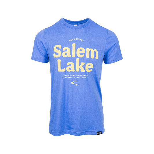 Airtype Studio Salem Lake Short Sleeve T-Shirt Hthr Columbia Blue