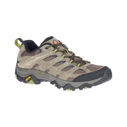 Merrell Men's Moab 3 Low Hiking Shoes - Wide Walnut Moss