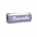 Roanoke Virginia Sweatshirt Blanket Grey