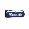 Roanoke Virginia Sweatshirt Blanket Navy