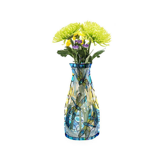 Modgy Louis C. Tiffany Dragonfly Expandable Vase