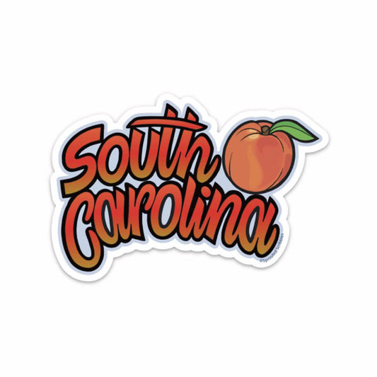South Carolina Peach Sticker