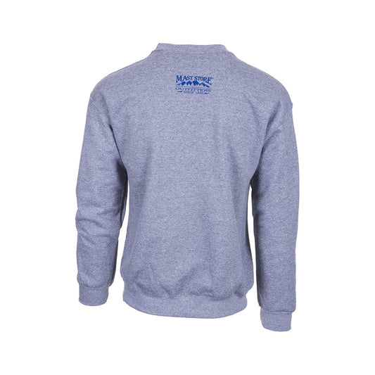 Mast Store Outfitters World Traveler Crew Sweatshirt Graphite Heather