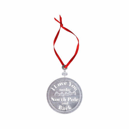 Mast General Store North Pole Pewter Ornament