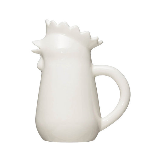 Stoneware Chicken Creamer
