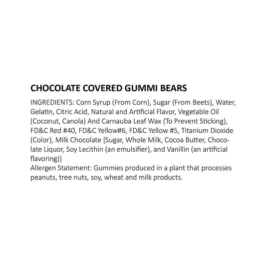 Albanese Milk Chocolate Gummi Bears Candy - 1 lb.