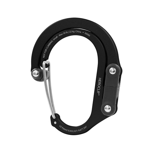 GEAR AID Heroclip Small Carabiner Stealth Black