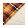 Flannel Sherpa Blanket Autumn Plaid