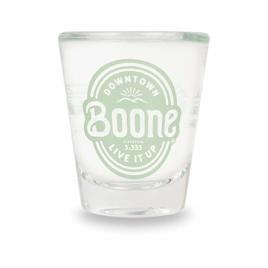 Mast General Store Downtown Boone Shot Glass
