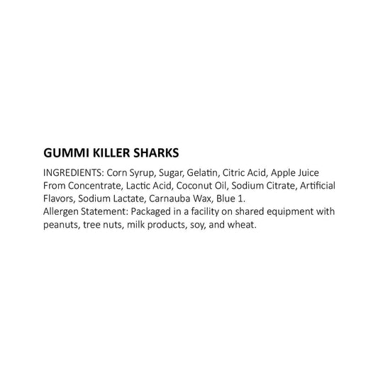 Killer Shark Gummies Candy - 1 lb.