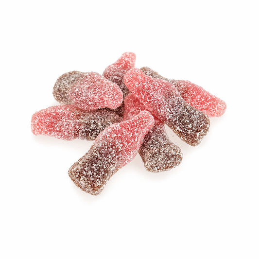 Gerrit J. Verburg Sour Cherry Cola Gummy Bottles Candy - 1 lb.