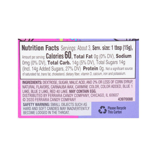Ferrara Grape & Strawberry Nerds Box Candy
