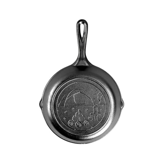 Lodge Wanderlust 8-Inch Cast Iron Tent Skillet