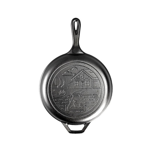 Lodge Wanderlust 3.2-Quart Cast Iron Cabin Combo Cooker