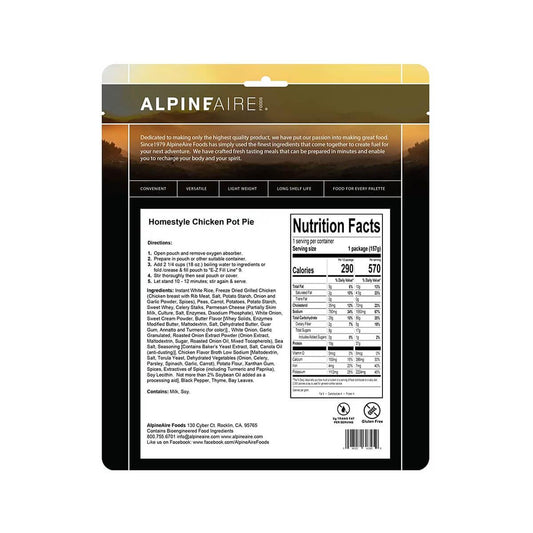 Alpineaire Homestyle Chicken Pot Pie Instant Meal