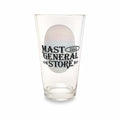 Mast General Store Full Color Asheville NC Logo Pint Glass