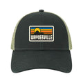 Waynesville Lo Pro Snapback Trucker Hat Black Lt Olive