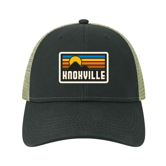 Knoxville Lo Pro Snapback Trucker Hat Black Lt Olive