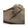 Birkenstock Boston Soft Footbed Suede Clogs Taupe Suede